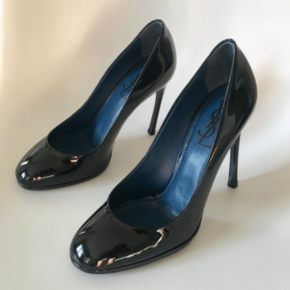 YSL Yves Saint Laurent Nicole 105 Pump in black, size 8 - Picture 2 of 4